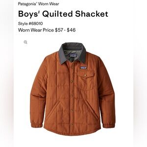 Patagonia Boys' Quilted Jacket